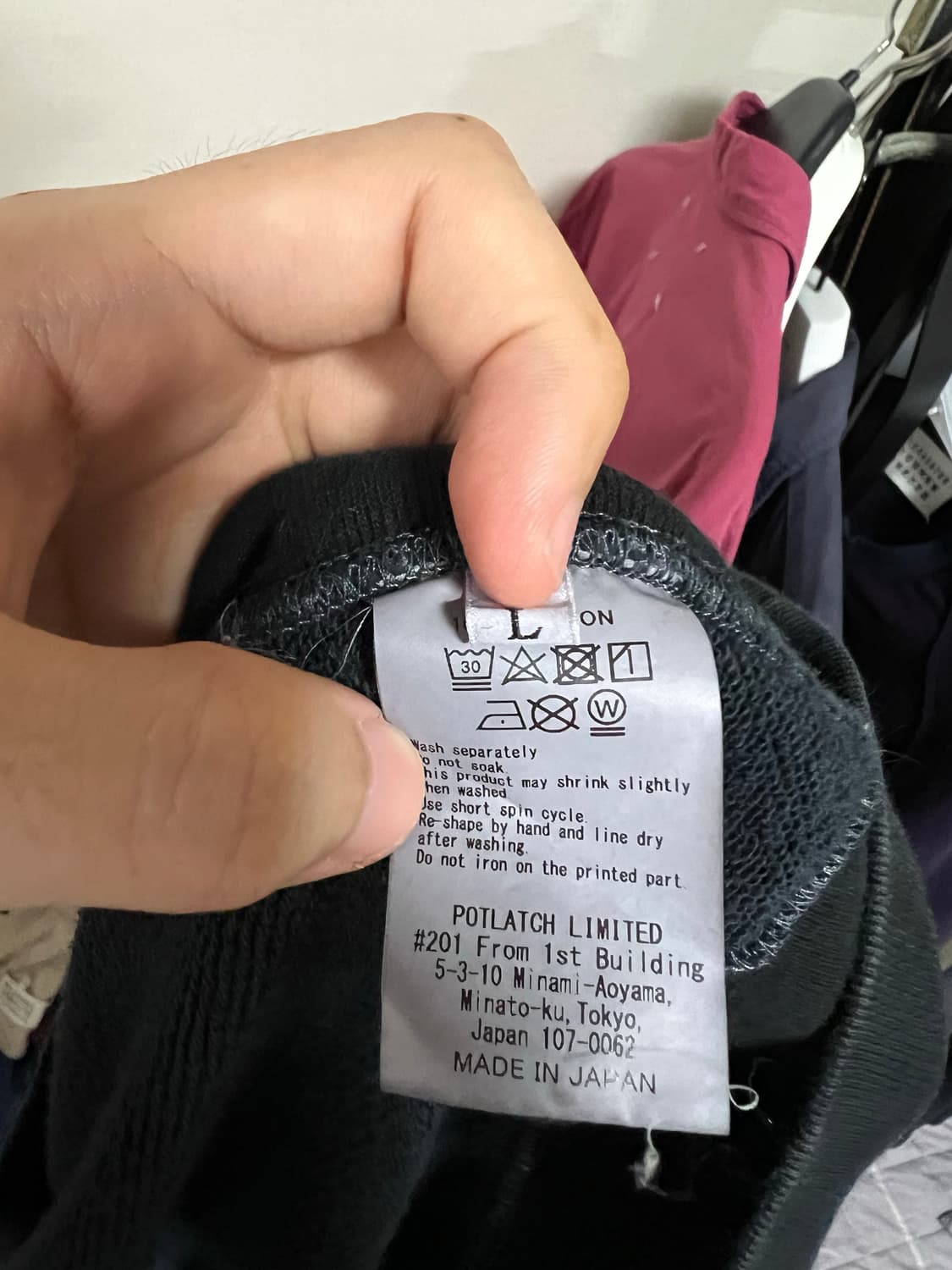 카브엠트 워싱 블랙 맨투맨 상품이미지6