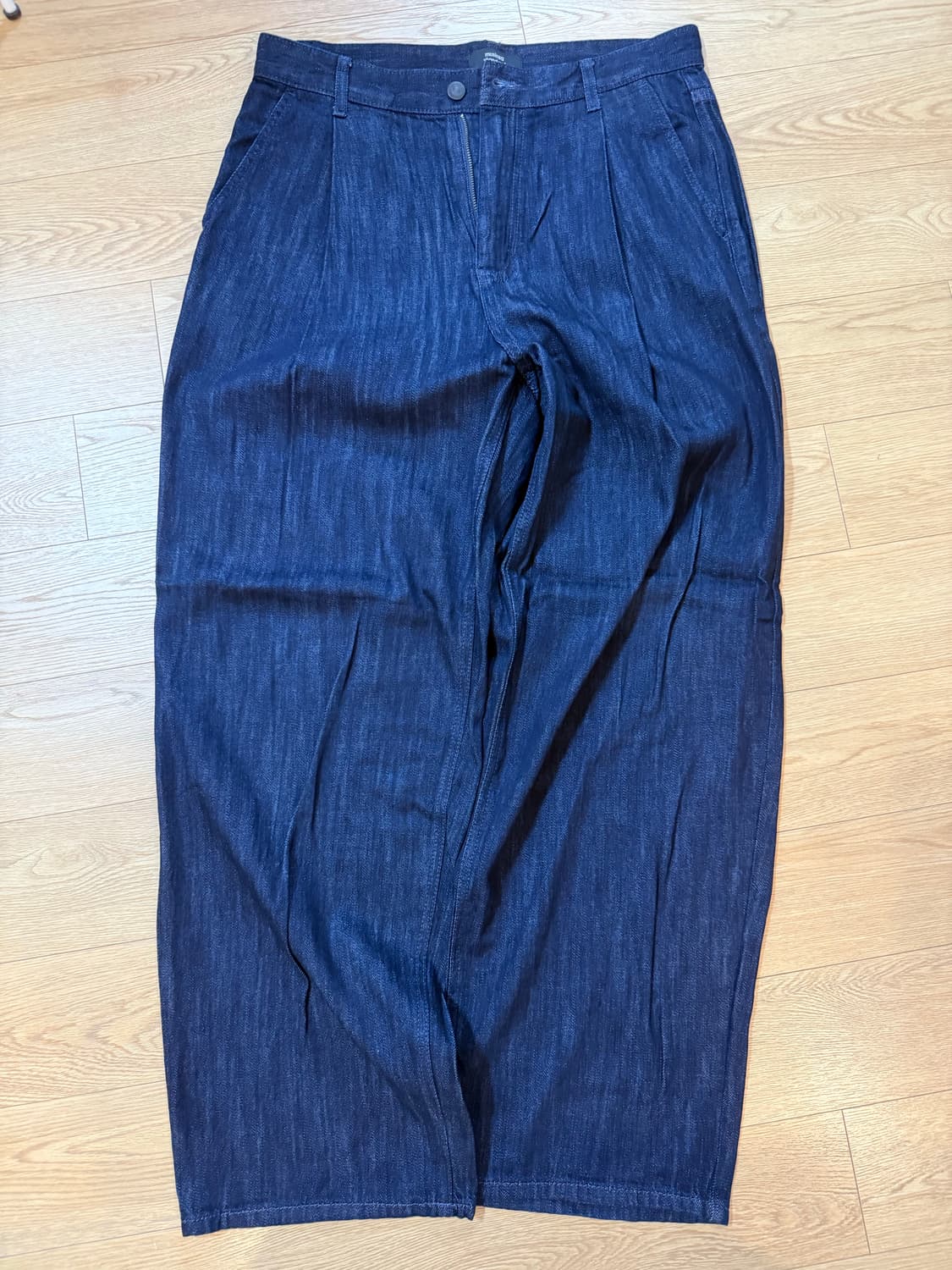 무신사 스탠다드 린넨 와이드 데님-30 상품이미지1