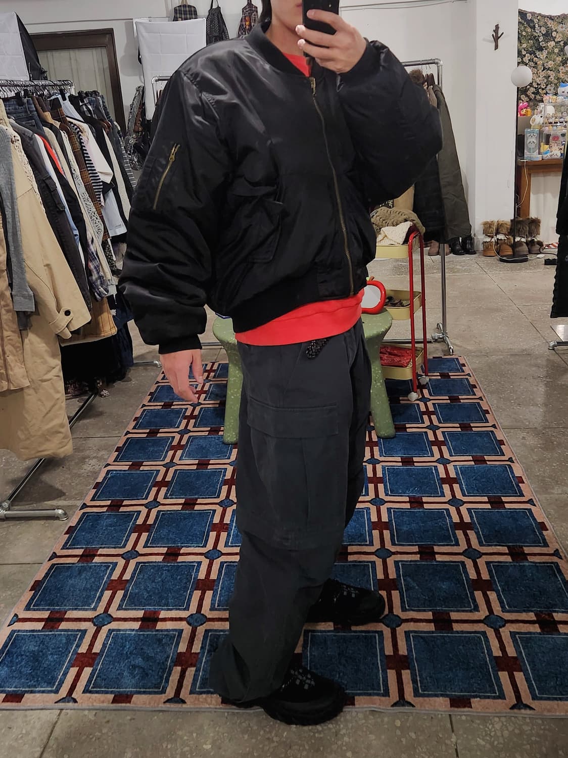 뉴치프시크 디피 ARMY MA-1 봄버 (os) 상품이미지2