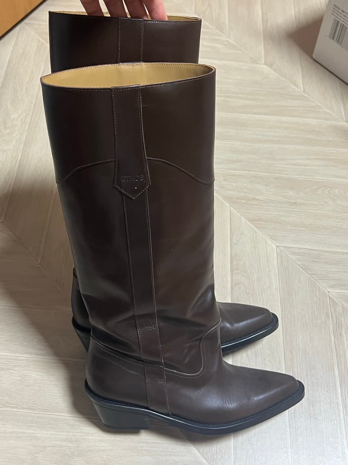 (상태좋음 235-240)에토스 브라운 롱 부츠🤎👢 상품이미지3