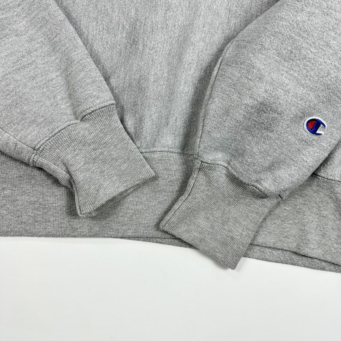 챔피온 리버스위브 베이직 헤비코튼 후드티 그레이 실측XL 상품이미지5