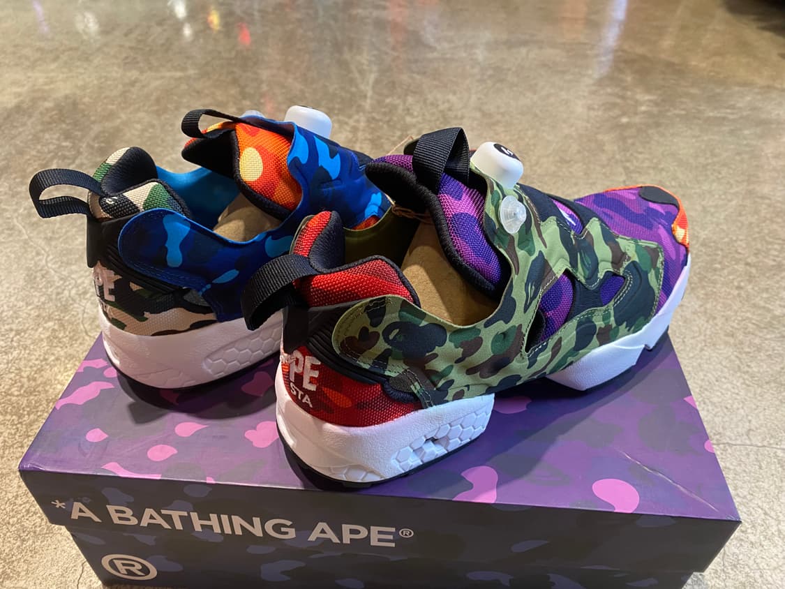 리복X베이프 인스타펌프 퓨리 OG 멀티카모 (새상품) 상품이미지7