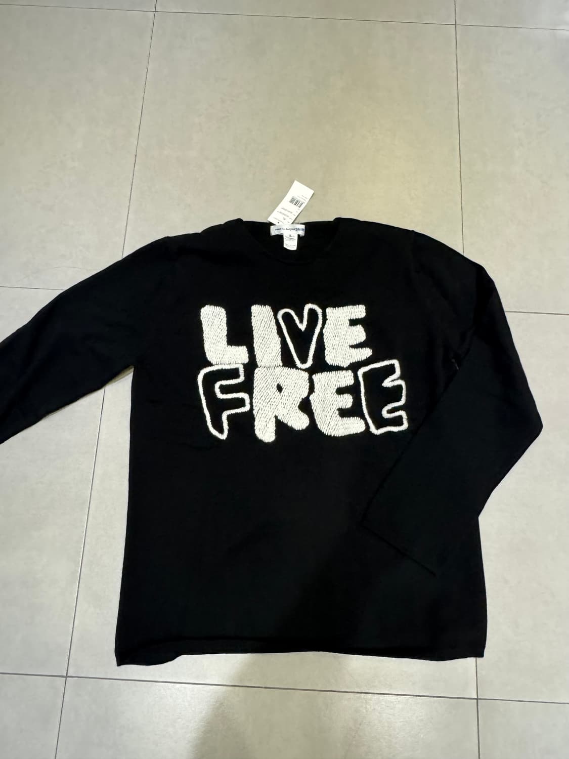 CDG Shirt 100%울 새상품 상품이미지2