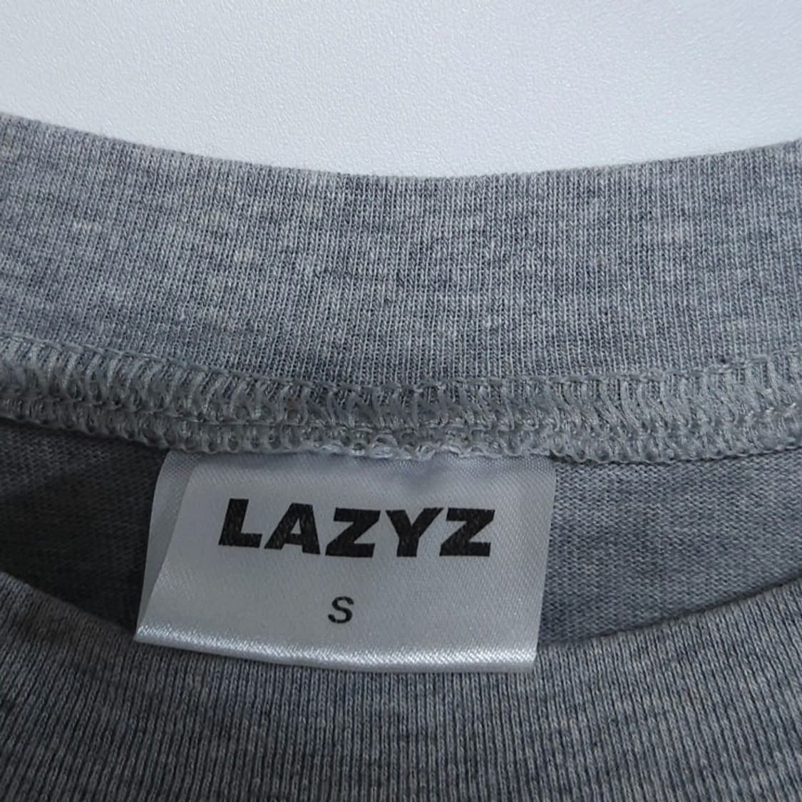 프리사이즈 LAZYZ 레이지지 레터링 긴팔 티셔츠 상품이미지6