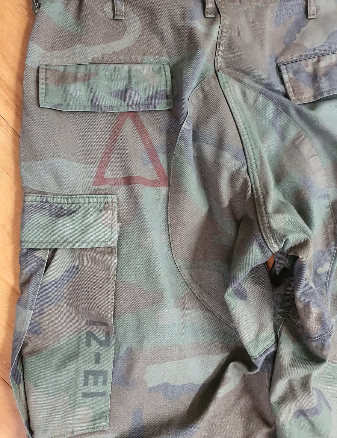 미군 우드랜드카모 bdu팬츠 빈티지 커스텀[하드워싱/썬페이딩/풀스텐실] 상품이미지8