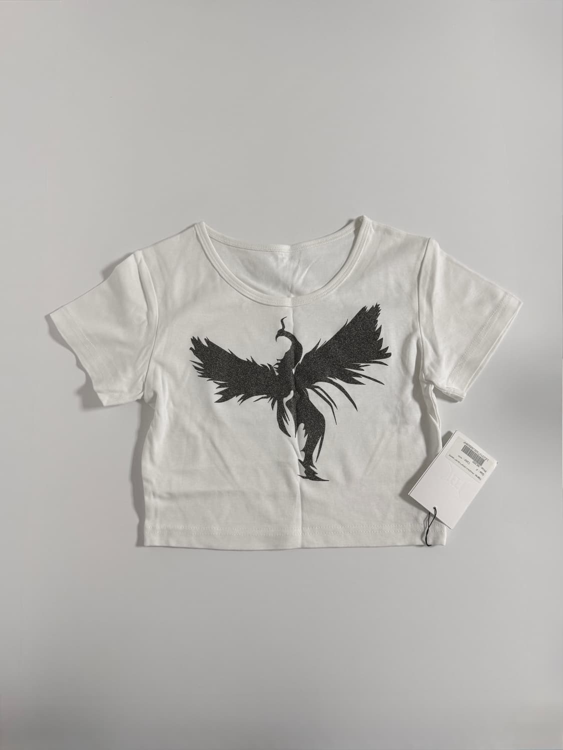 Yeel leey 크롭 티셔츠 화이트 상품이미지1