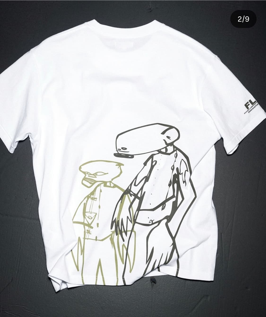 디네댓 Futura Labotory 콜라보 반팔 L 사이즈 상품이미지2