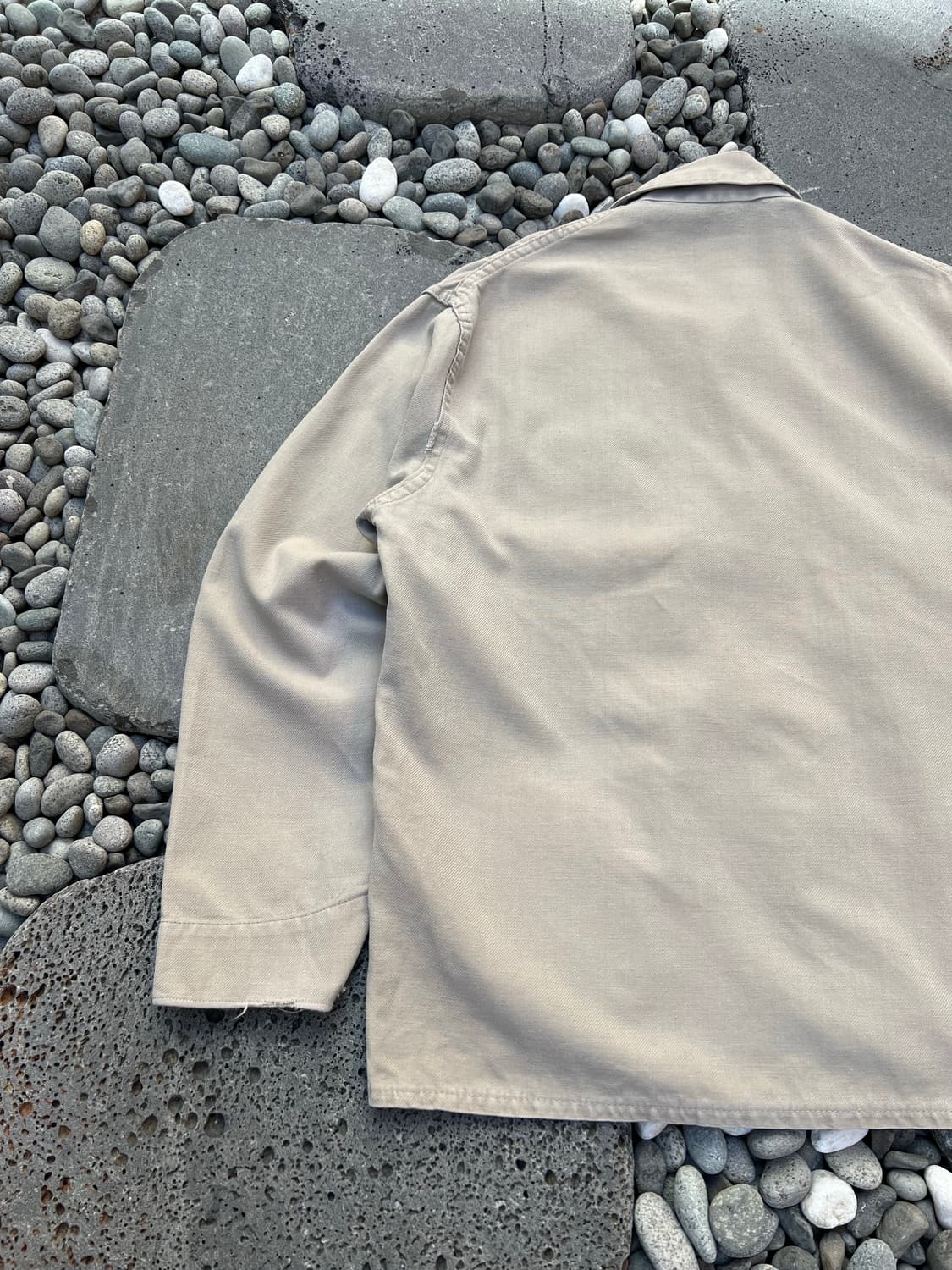 OLD VINTAGE FRENCH BEIGE WORK 빈티지프렌치워크자켓 상품이미지6