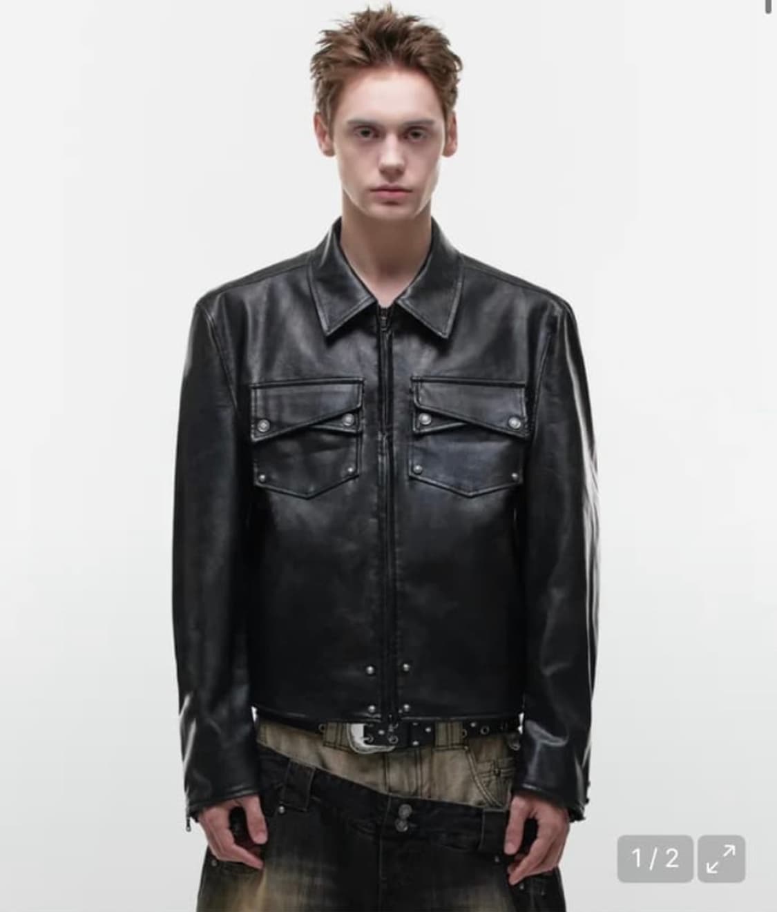 OPUS 0012 LEATHER JACKET 상품이미지1