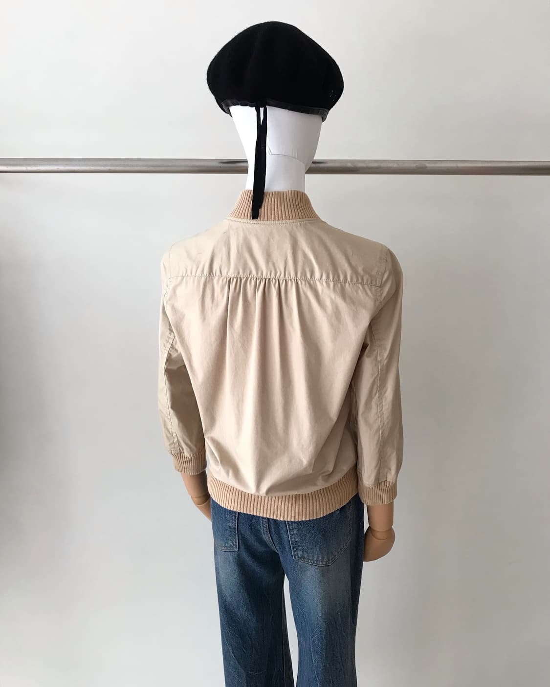 버버리 로고 크롭 블루종 자켓 상품이미지9