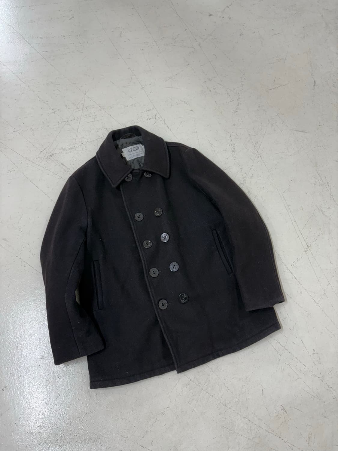 80‘s Schott Classic Melton Wool PeaCoat  상품이미지2