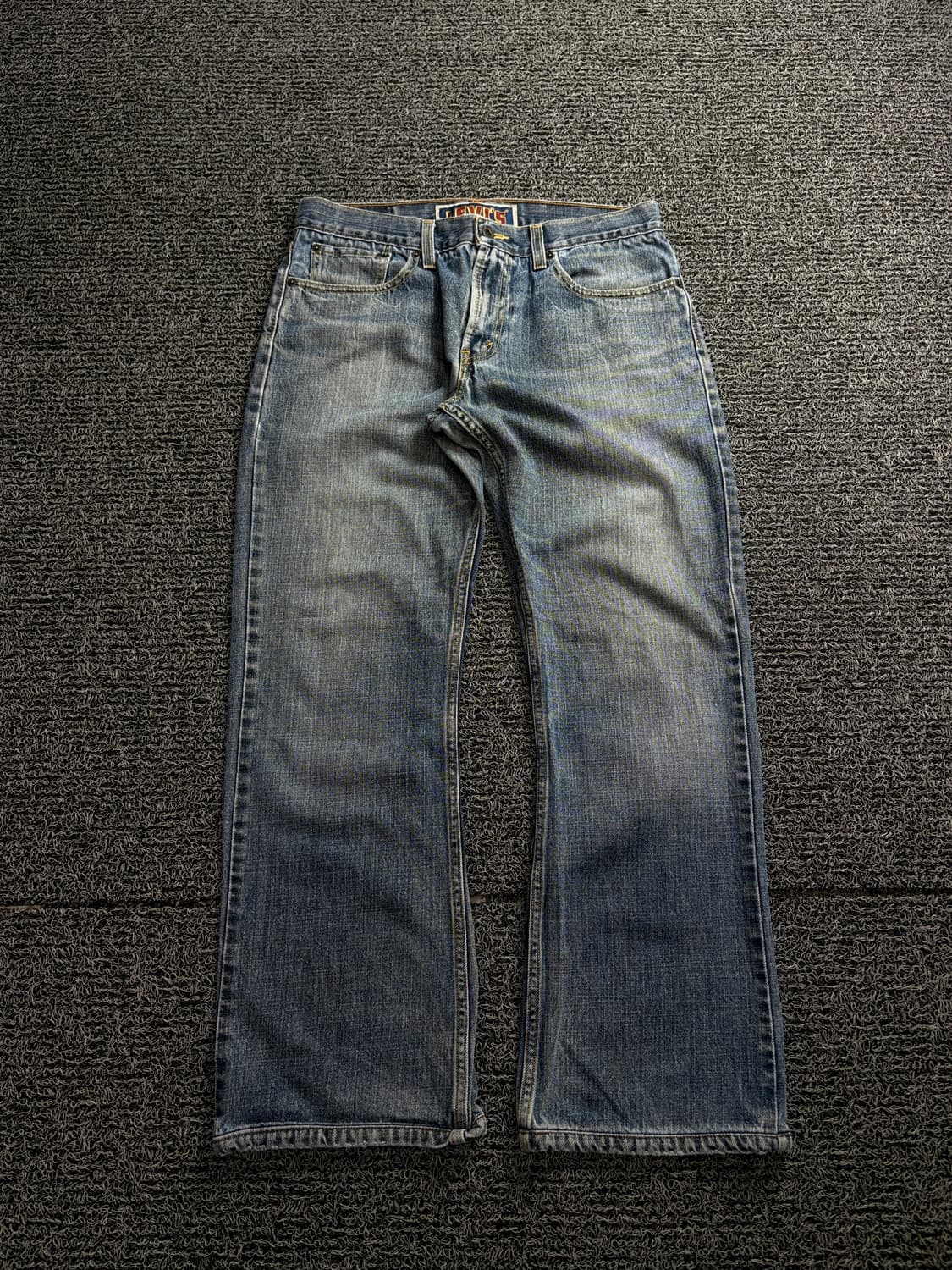 리바이스 527 로우 부츠컷 워싱 데님 팬츠 1448 상품이미지2