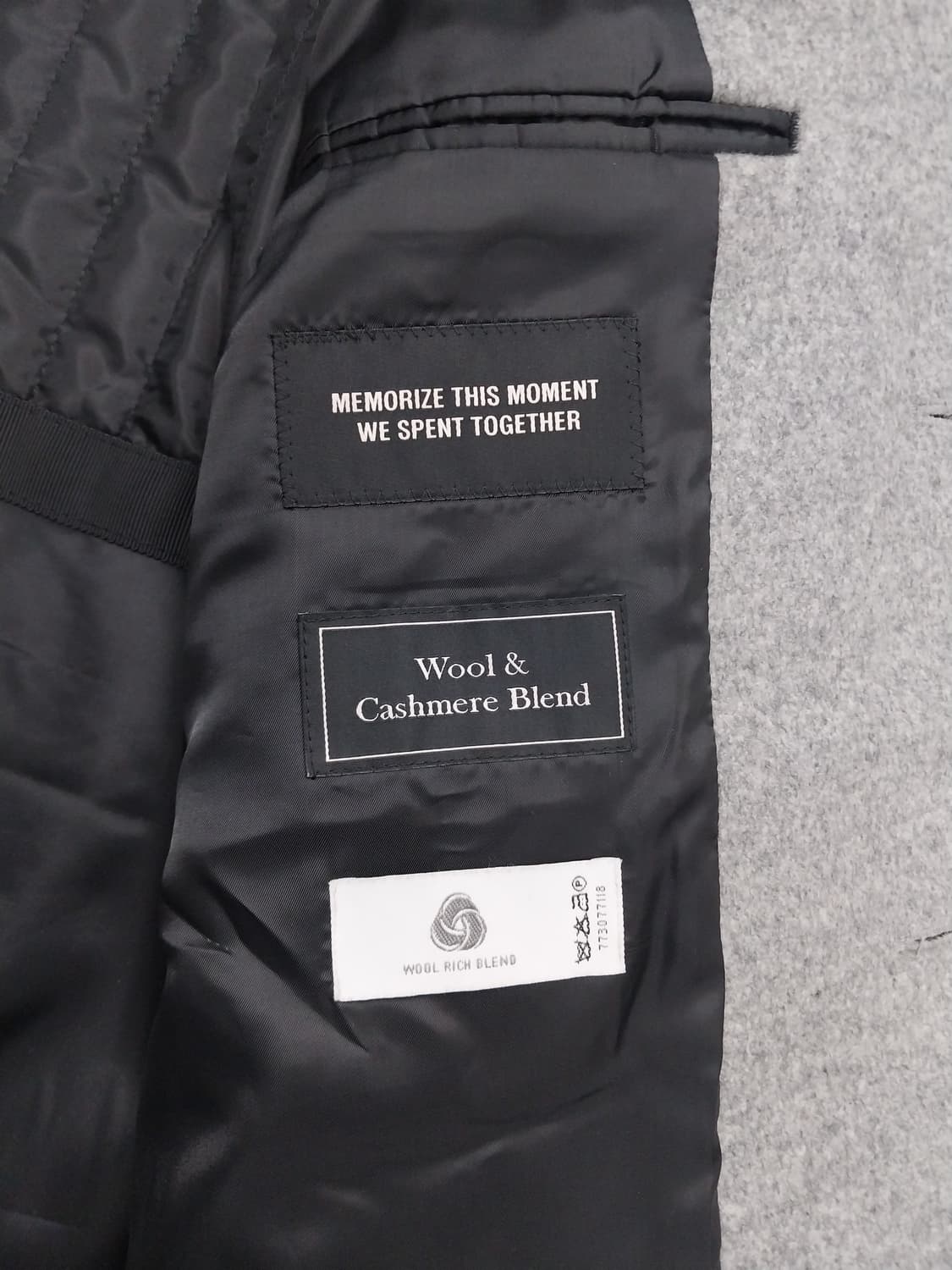 인사일런스 캐시미어 울 블랜드 체스터필드 코트 S (크게나옴) 상품이미지6