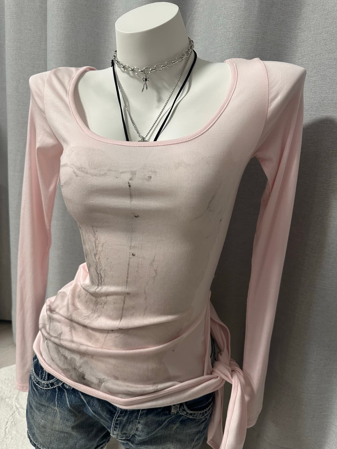 연핑크 페어리 무드 롱슬리브 상품이미지3