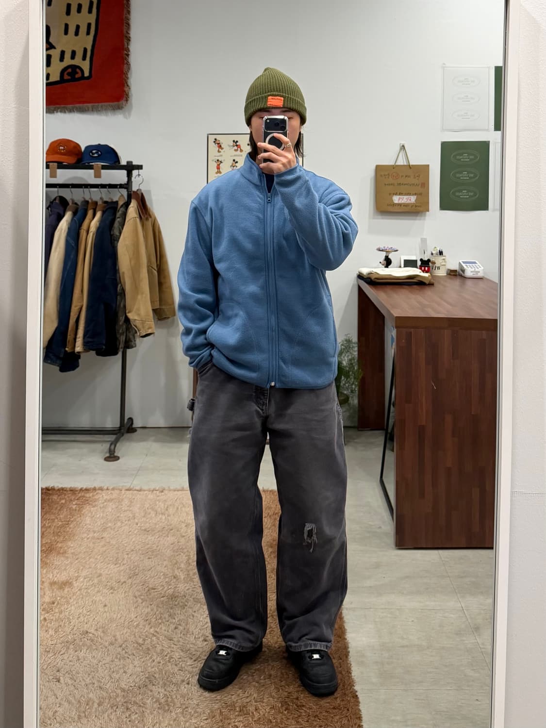 90s Uniqlo 올드 유니클로 플리스 집업 자켓 상품이미지2