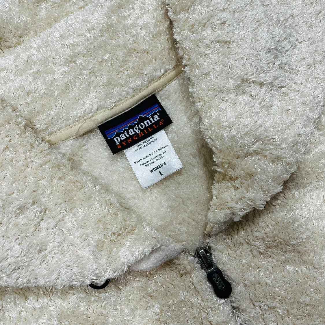 patagonia SYNCHILLA Ivory fleece jacket 상품이미지4