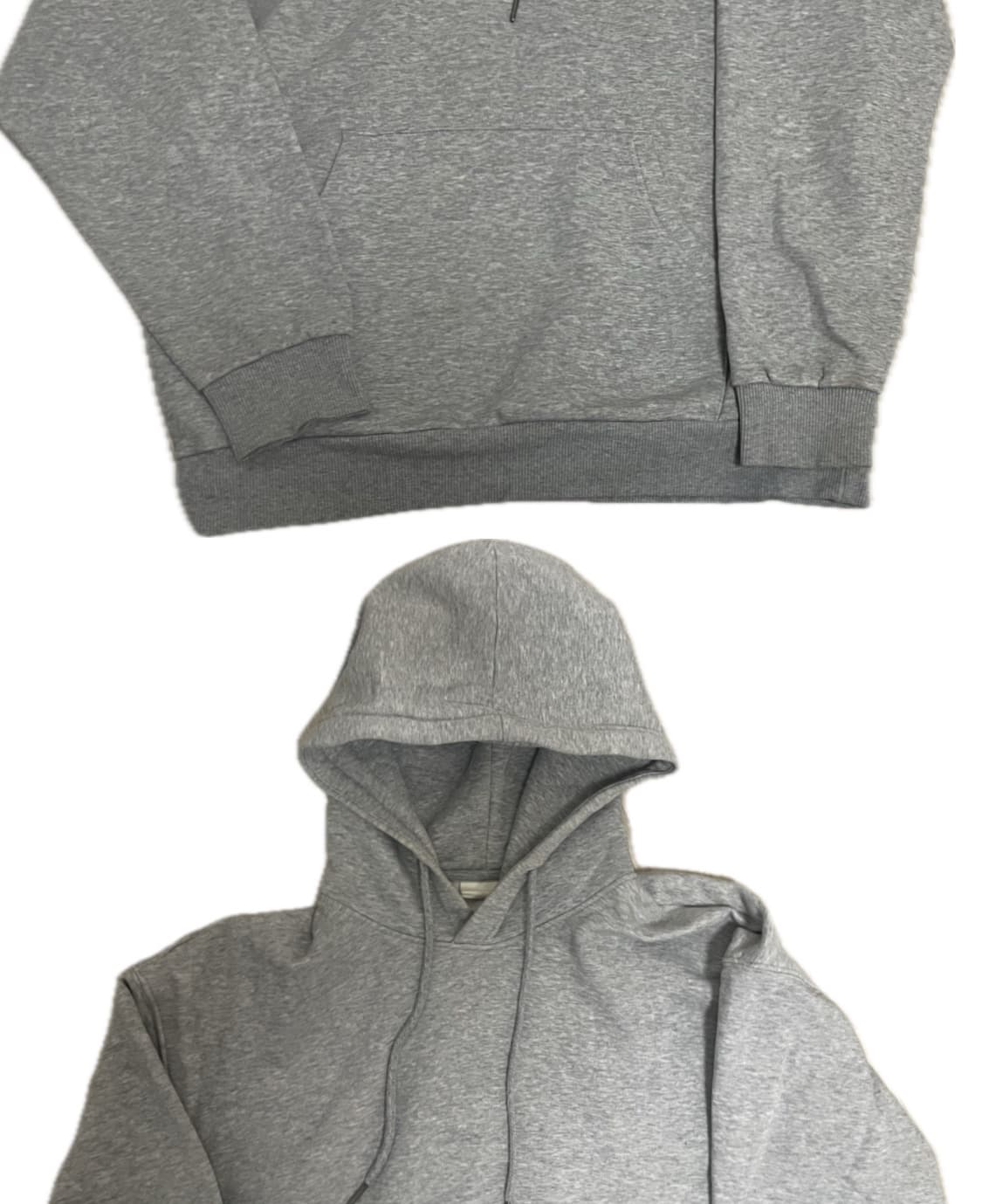 회색 후드티 상품이미지2