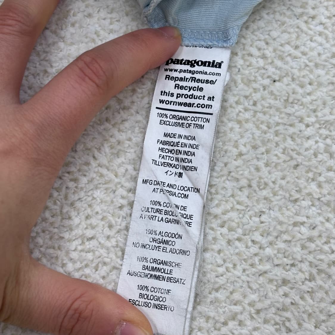 XL 파타고니아 스몰로고 반팔 티셔츠 0316E 상품이미지4