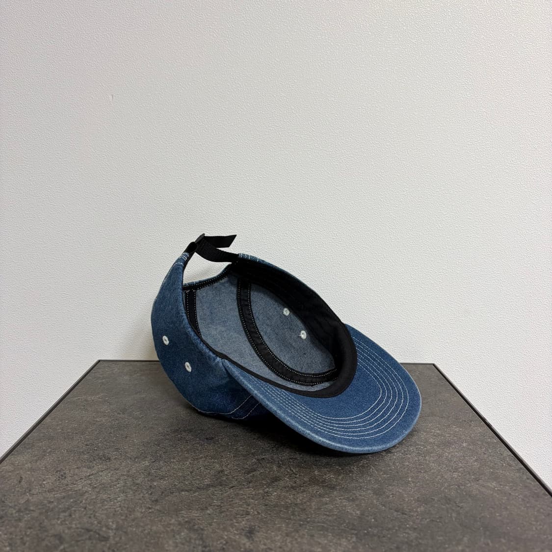 (OS) 슈프림 박스로고 캠프캡 모자 스티치 데님 상품이미지7