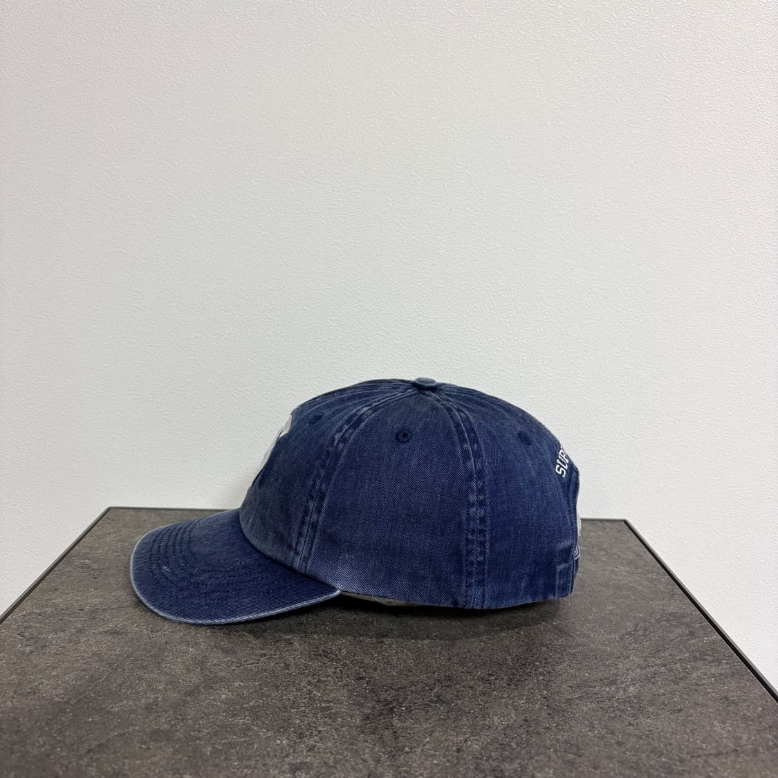 (OS) 슈프림 S로고 볼캡 모자 23FW 피그먼트 네이비 상품이미지3