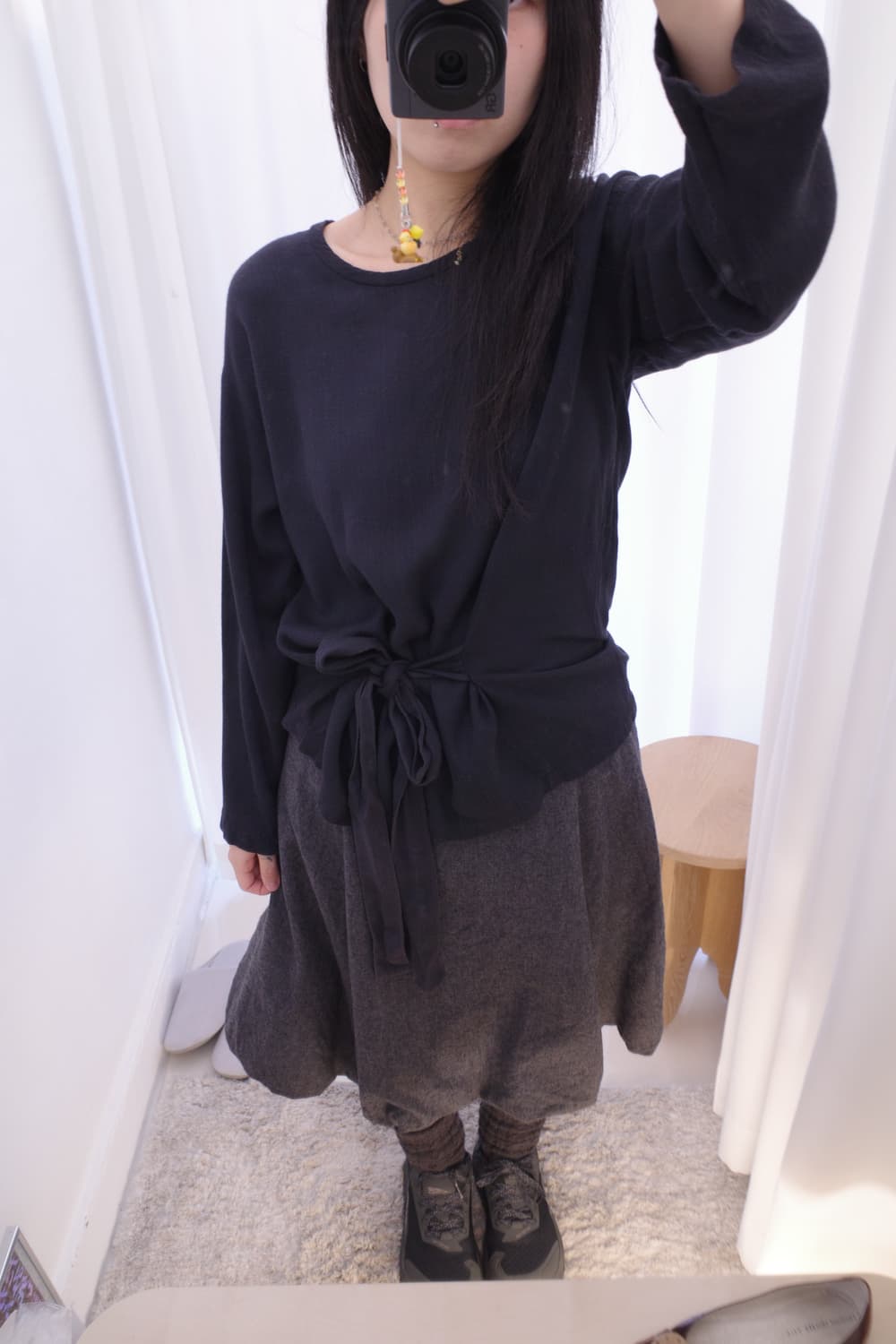 90s Ribbon top 상품이미지3