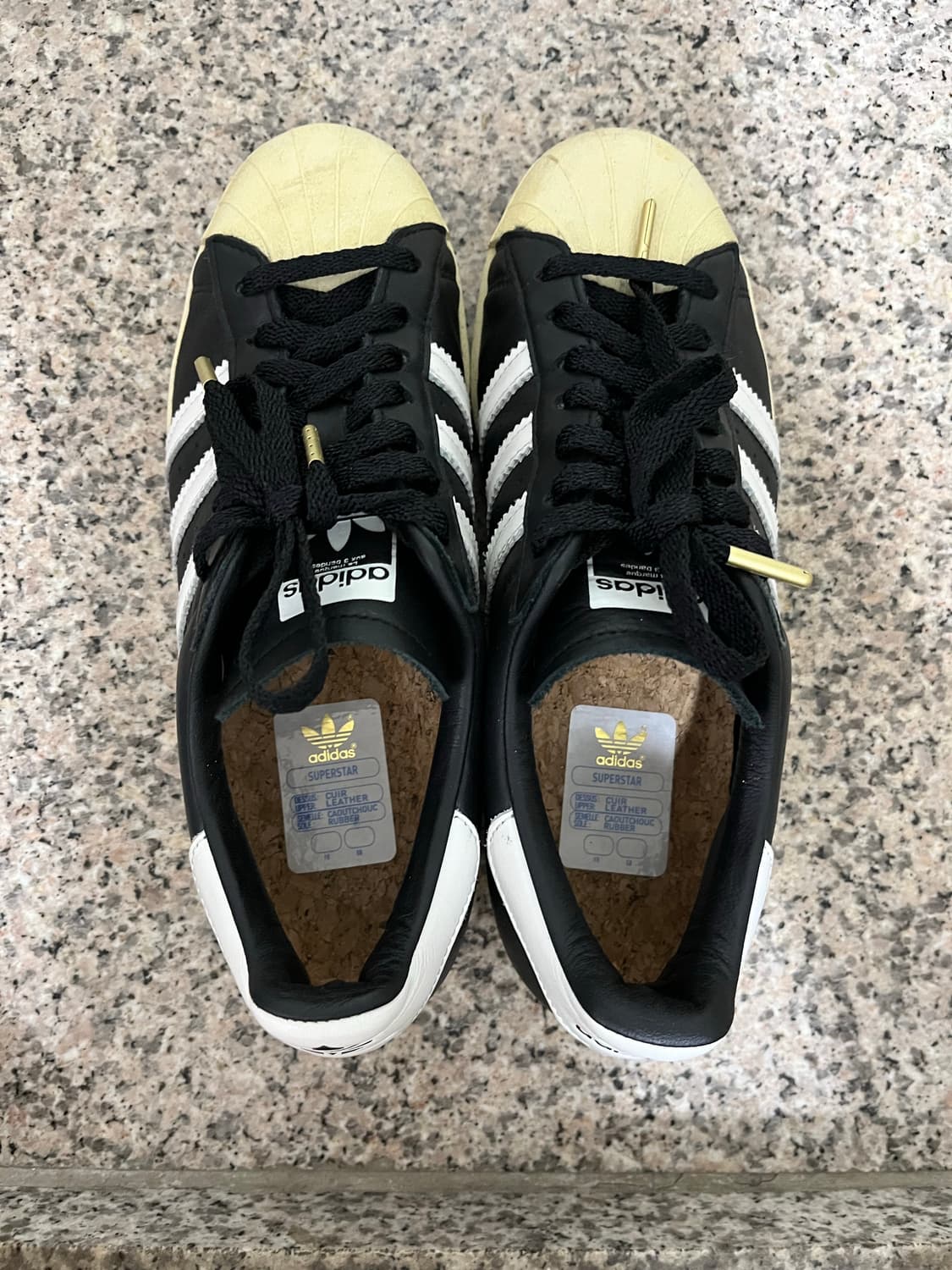 아디다스 슈퍼스타 프리미엄 블랙 화이트 255 상품이미지1