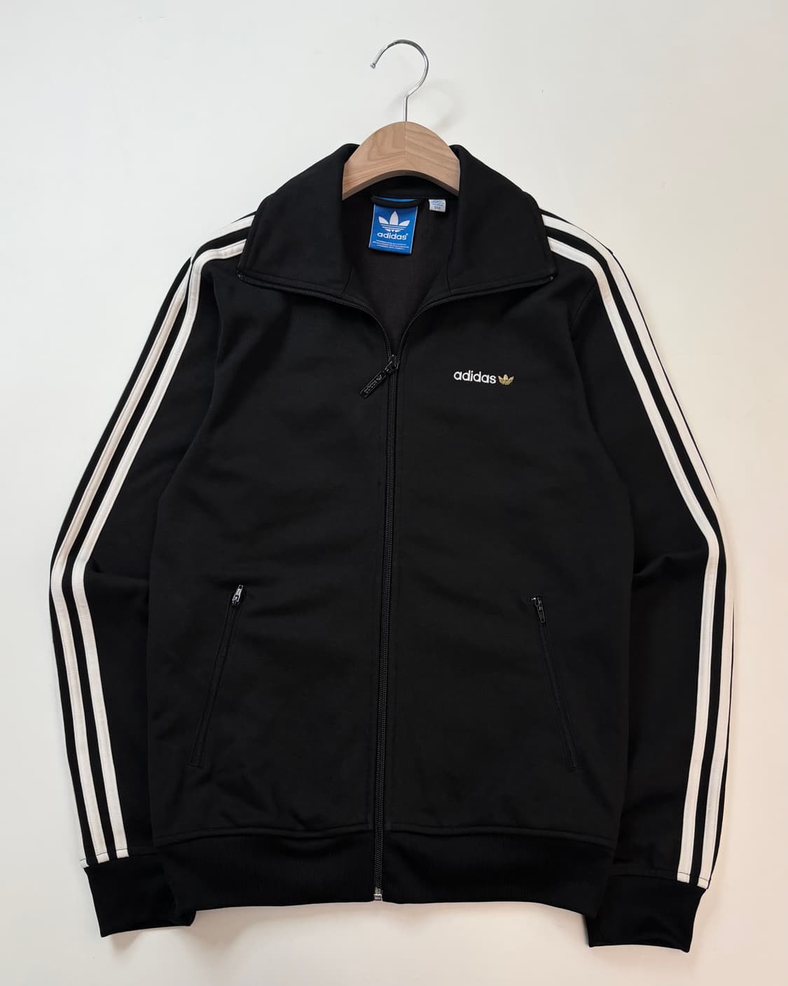 Adidas 아디다스 블랙 베켄바우어 로고 트랙탑 상품이미지4