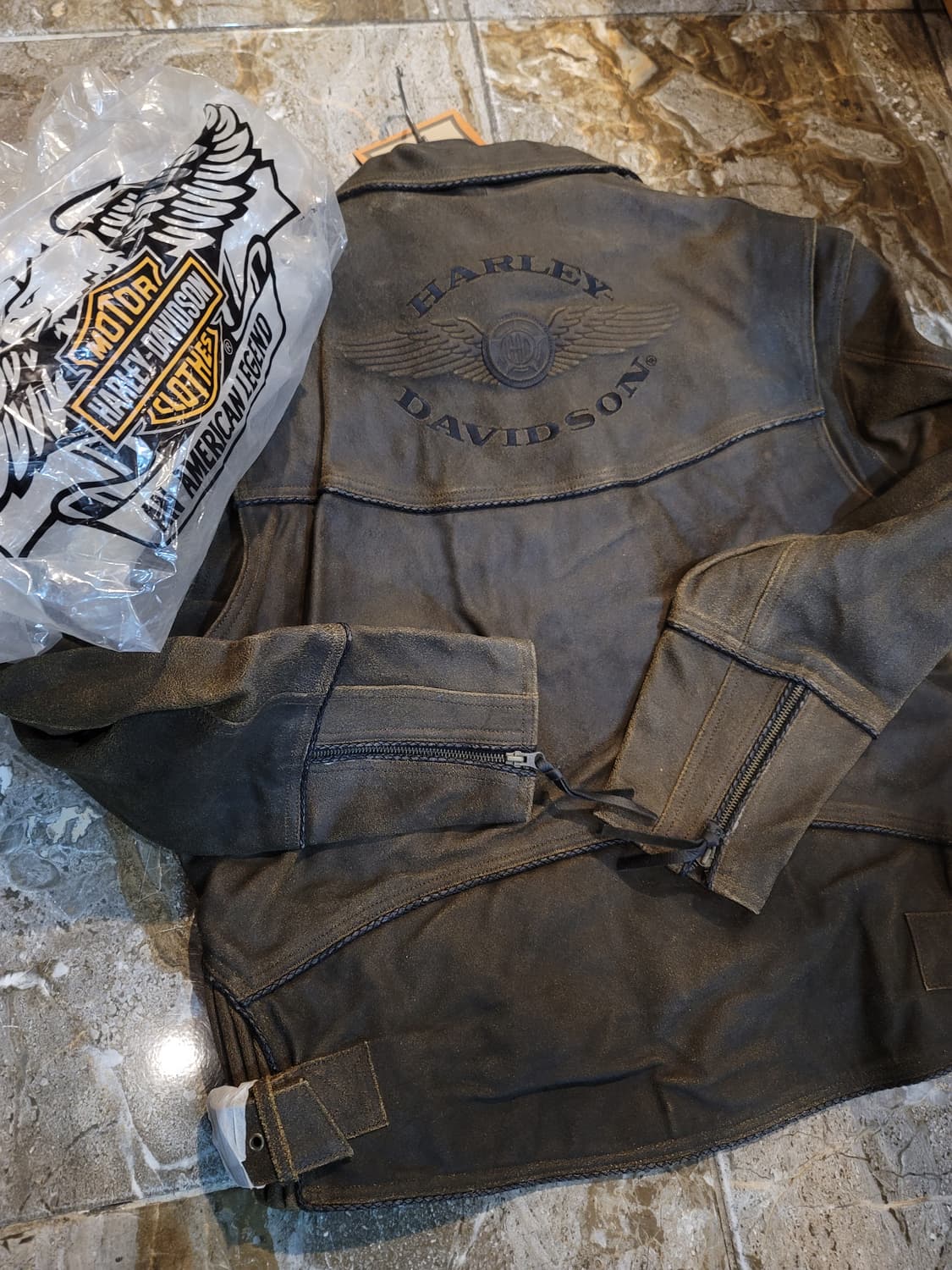할리데이비슨 소가죽 라이더자켓(새상품)  상품이미지4