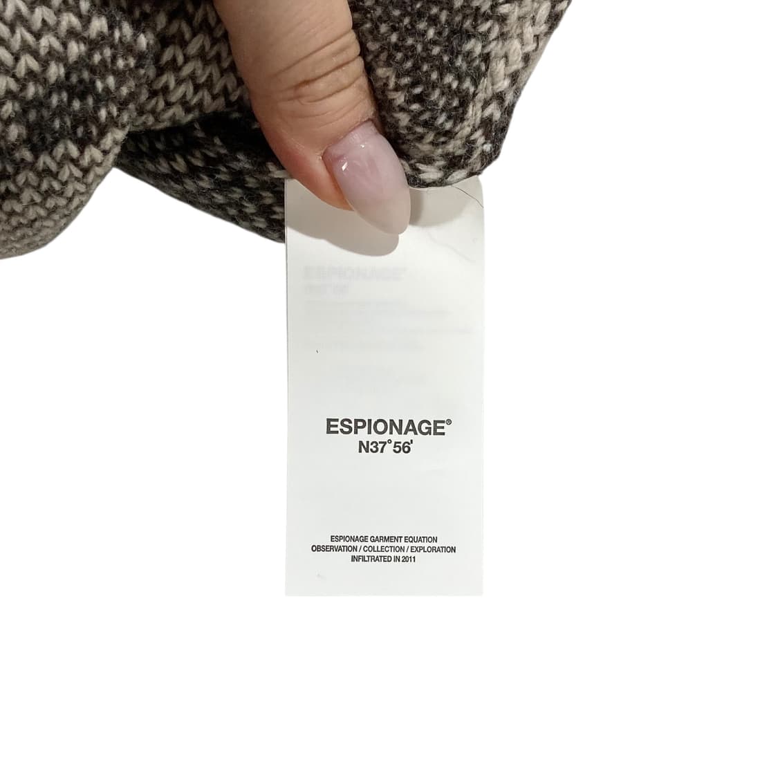 에스피오나지 그래픽 니트 상품이미지4