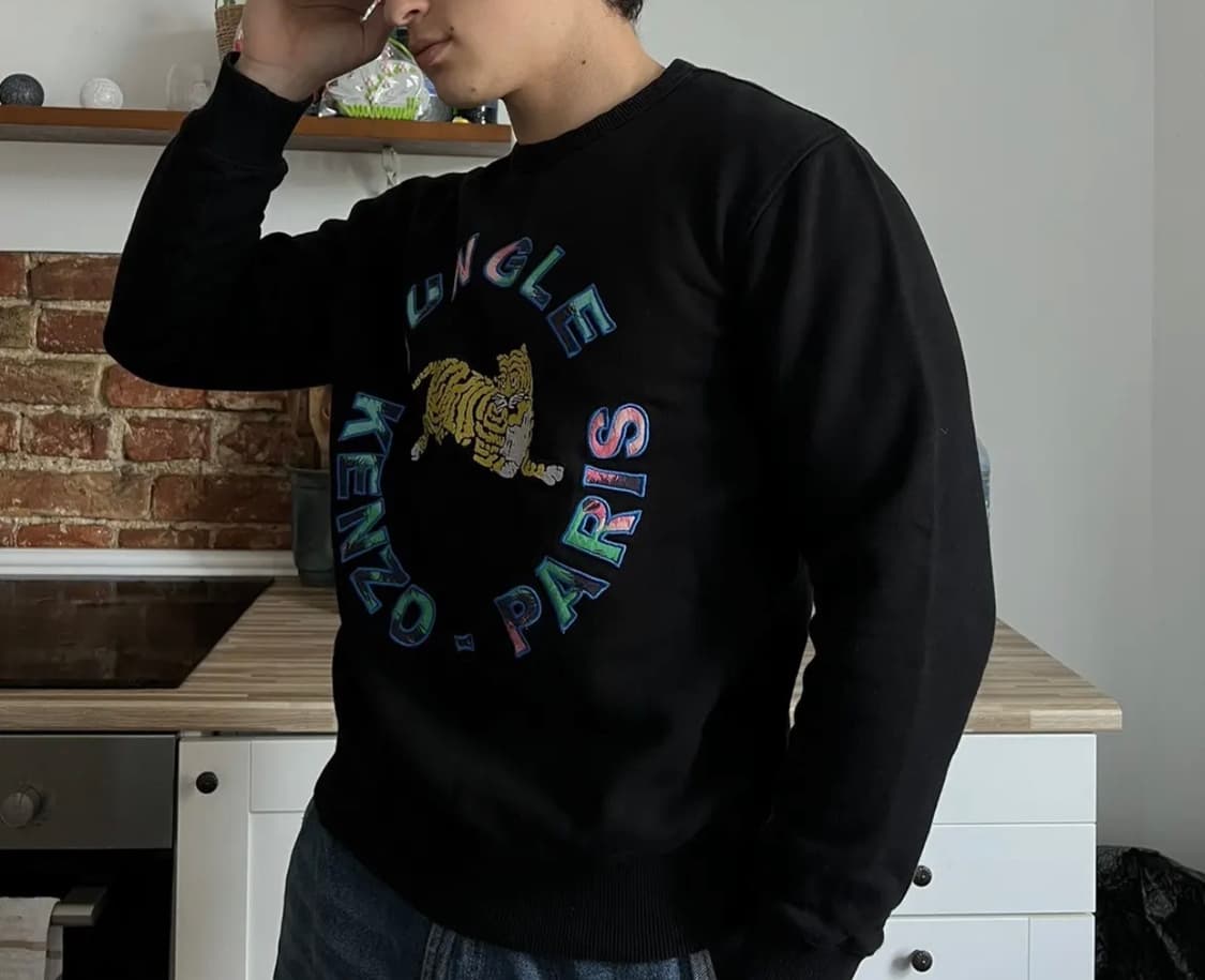 H&M x 겐조 콜라보 맨투맨 (M) 상품이미지5