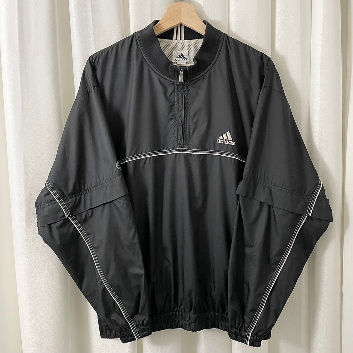 아디다스 블랙 2 in 1 아노락 상품이미지3