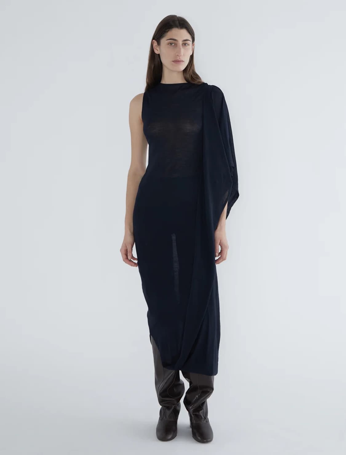 [S,M]팔로마울 Willy 러플 드레스/블랙 상품이미지2