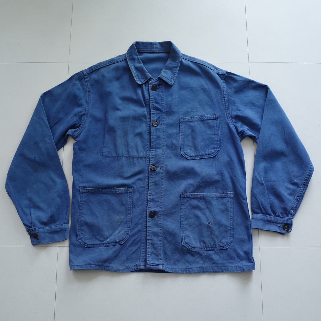 80s 빈티지 프렌치 초어 자켓 코튼 워크웨어 L 상품이미지1