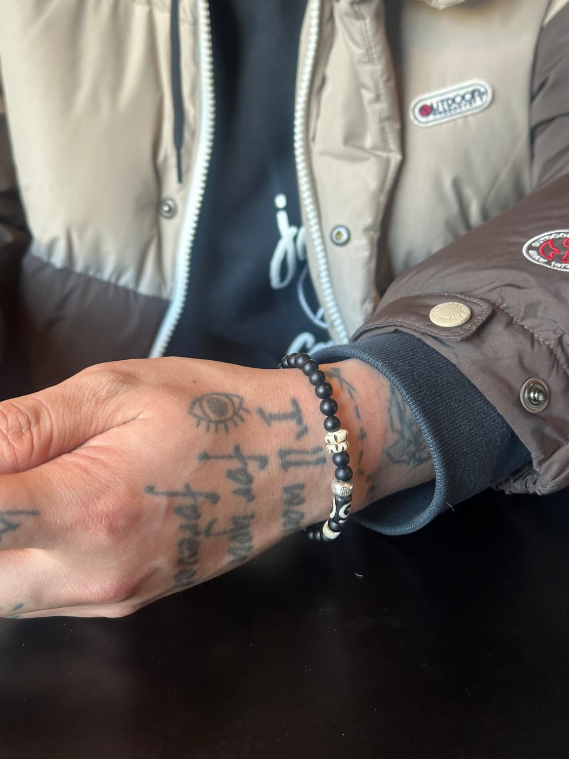 Musta Black Spiral Totem Bracelet 상품이미지6