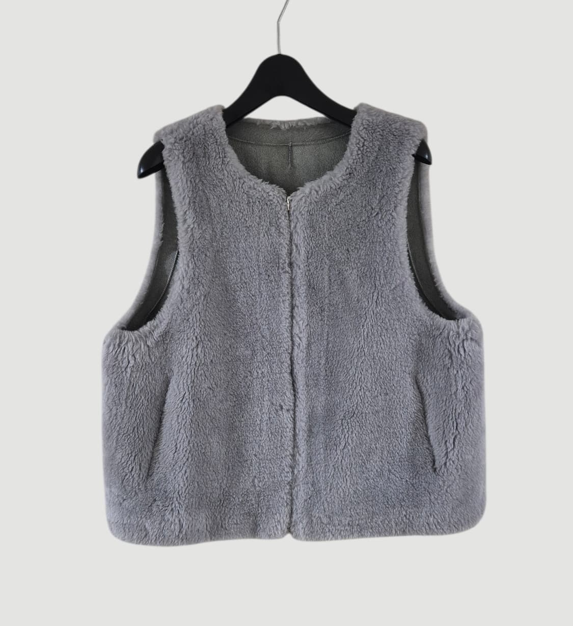 [66]리오벨 여자 양모 퍼 조끼 베스트 상품이미지1