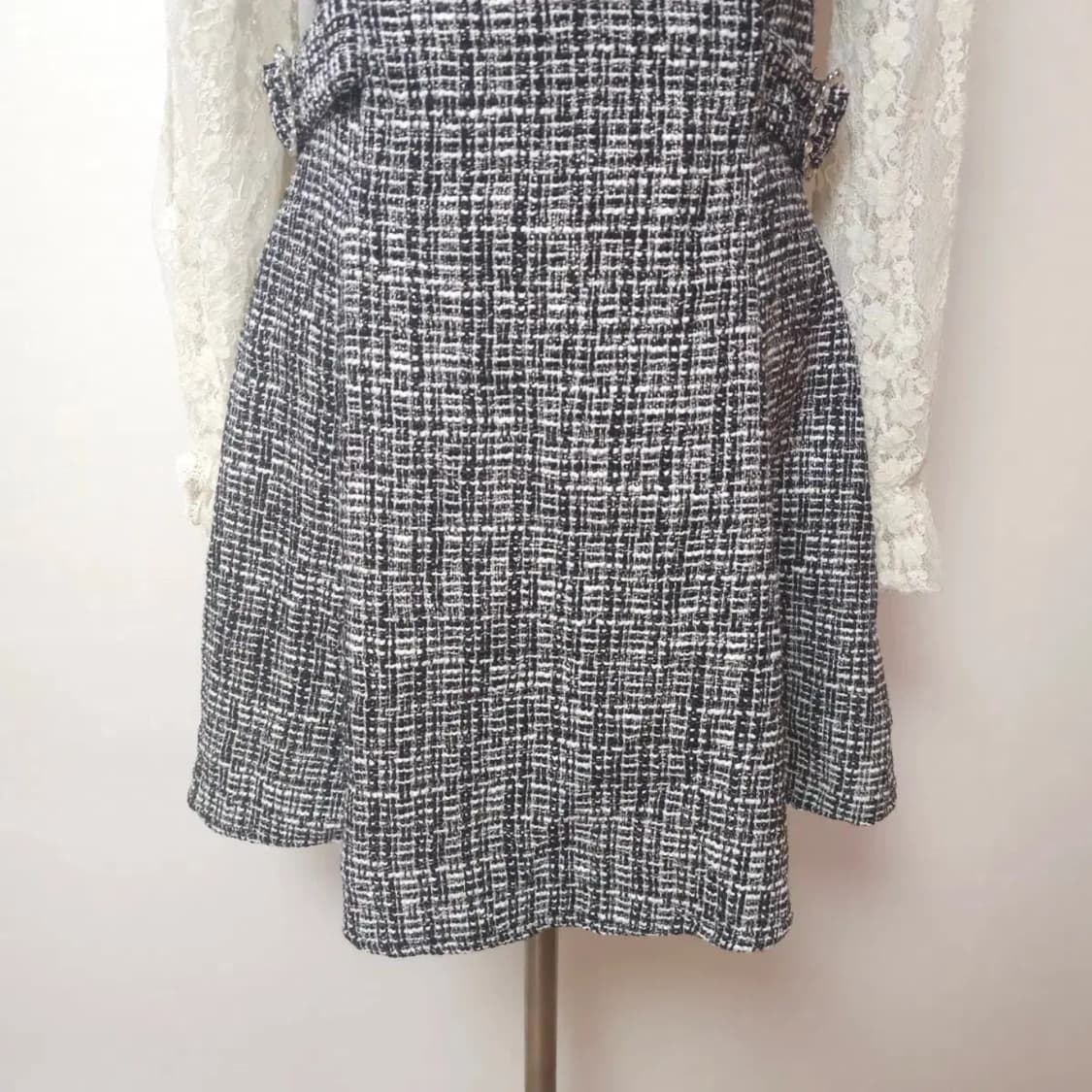 일본빈티지 트위트 원피스 상품이미지5