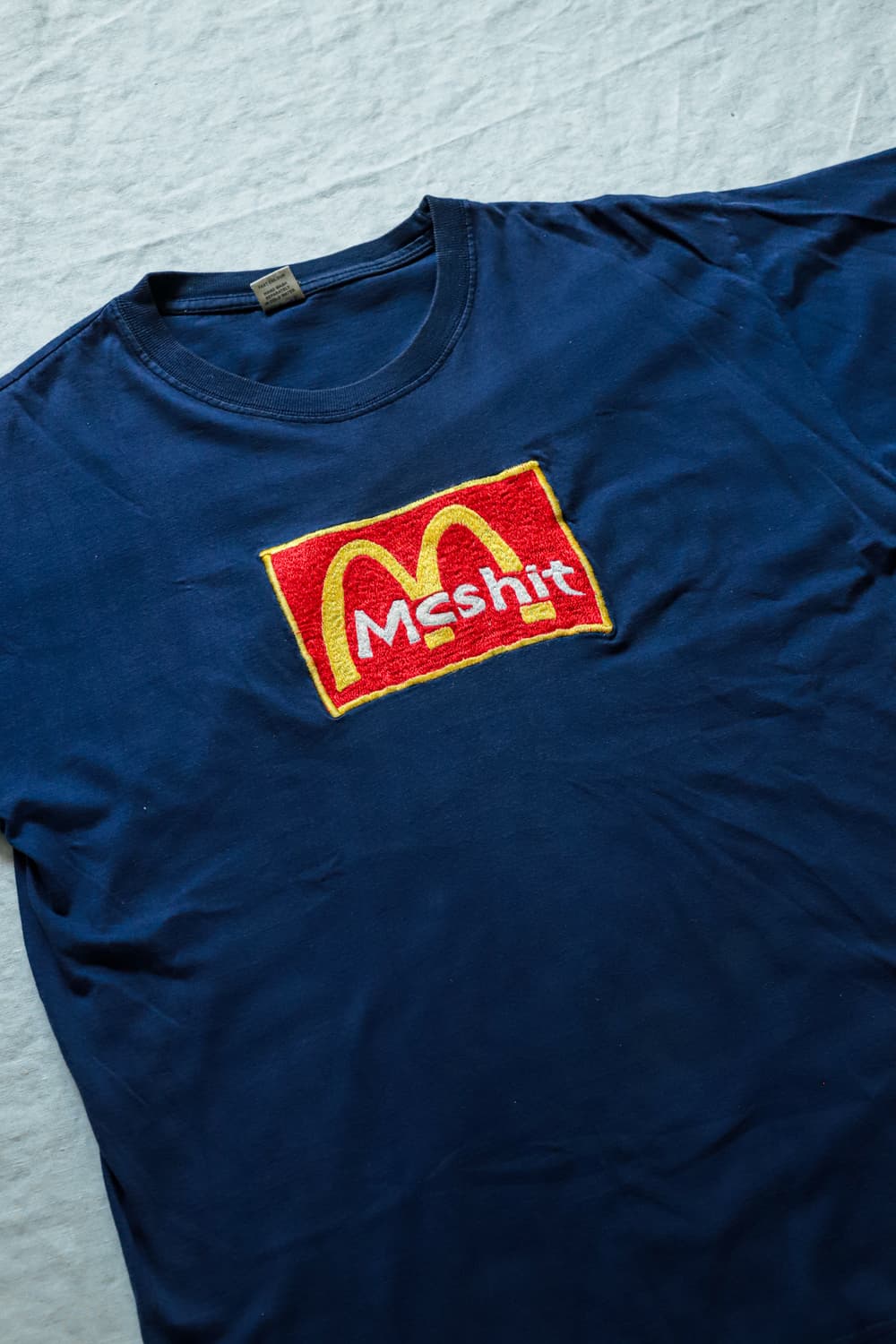 빈티지 90’s Mcshit 맥도날드 패러디 티셔츠 L 상품이미지2