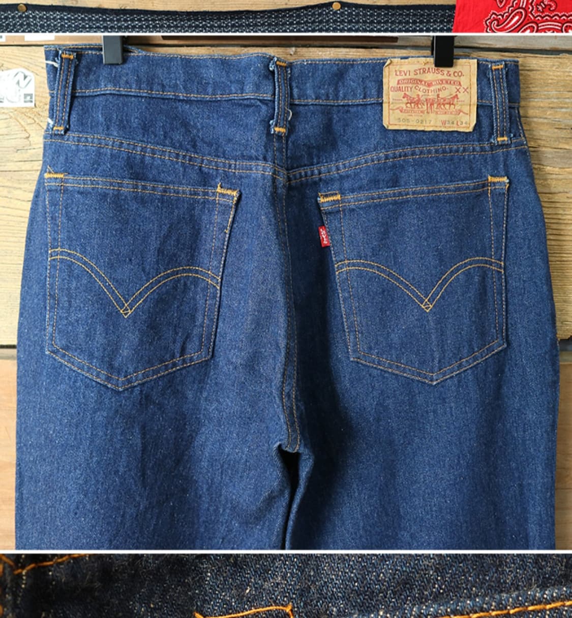 일본판 80S LEVIS 리바이스 505-0217 빈티지 데님
1981년 상품이미지5