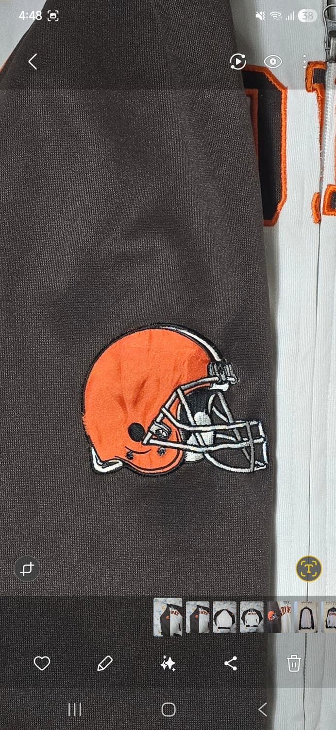 NFL 브라운스 팀 점퍼 L 상품이미지4