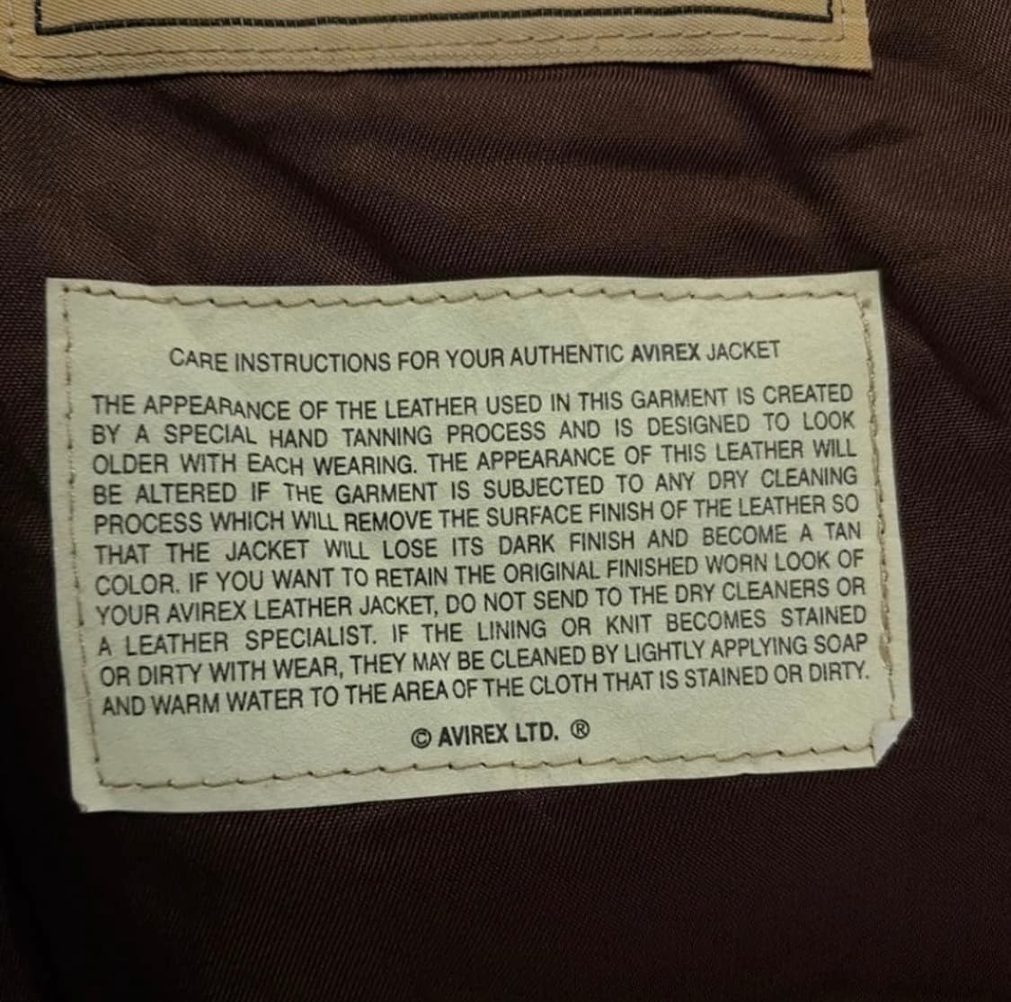 아비렉스 70s USA A-2 리얼레더 자켓 (CS311) 상품이미지4