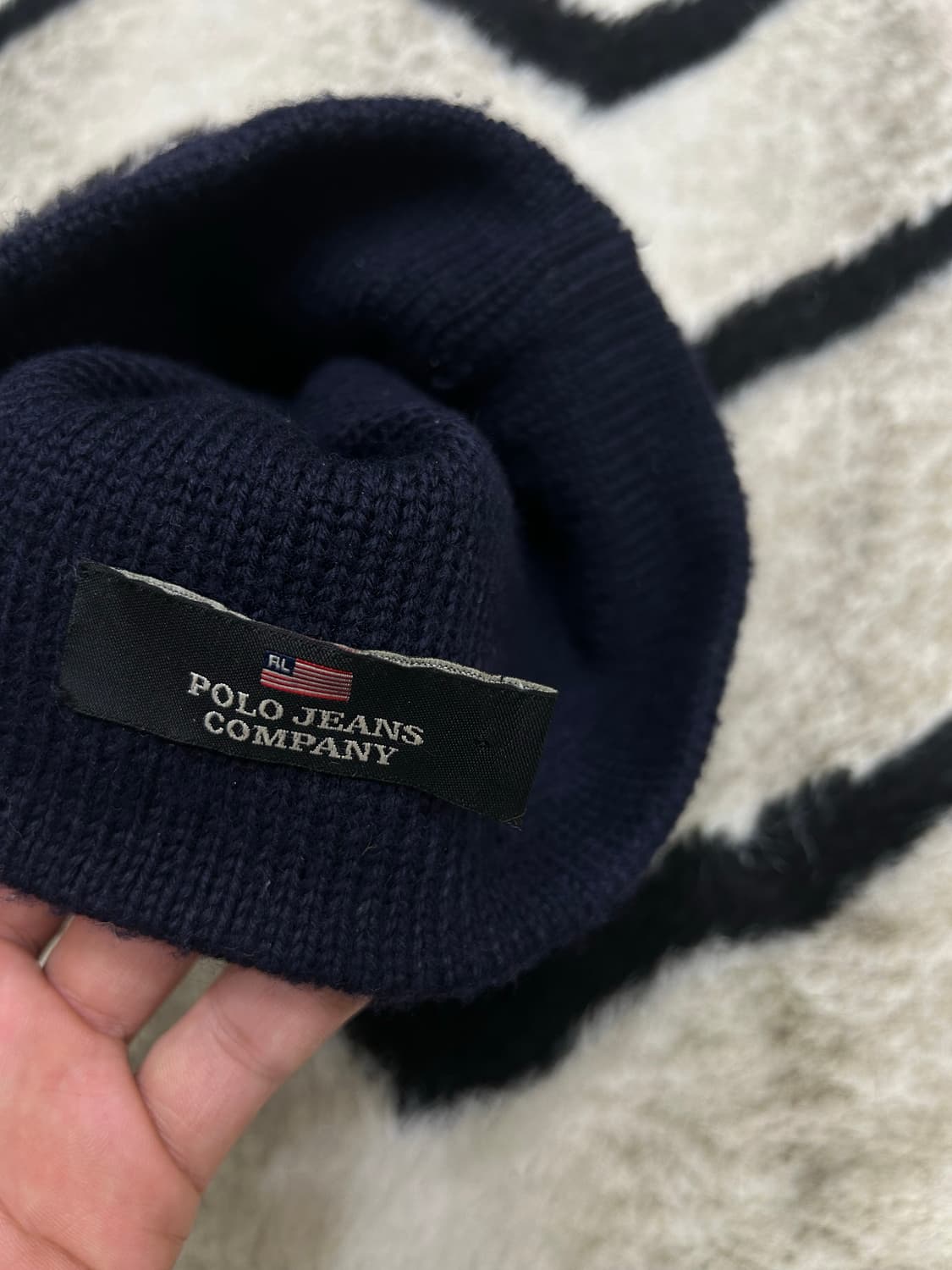 Polo Jeans 90s 성조기 비니/짙은네이비 상품이미지4