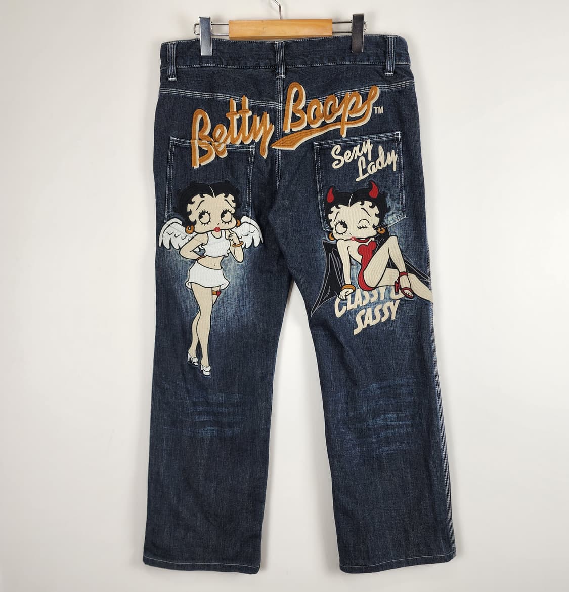 BETTY Boop 자수데님팬츠 상품이미지5