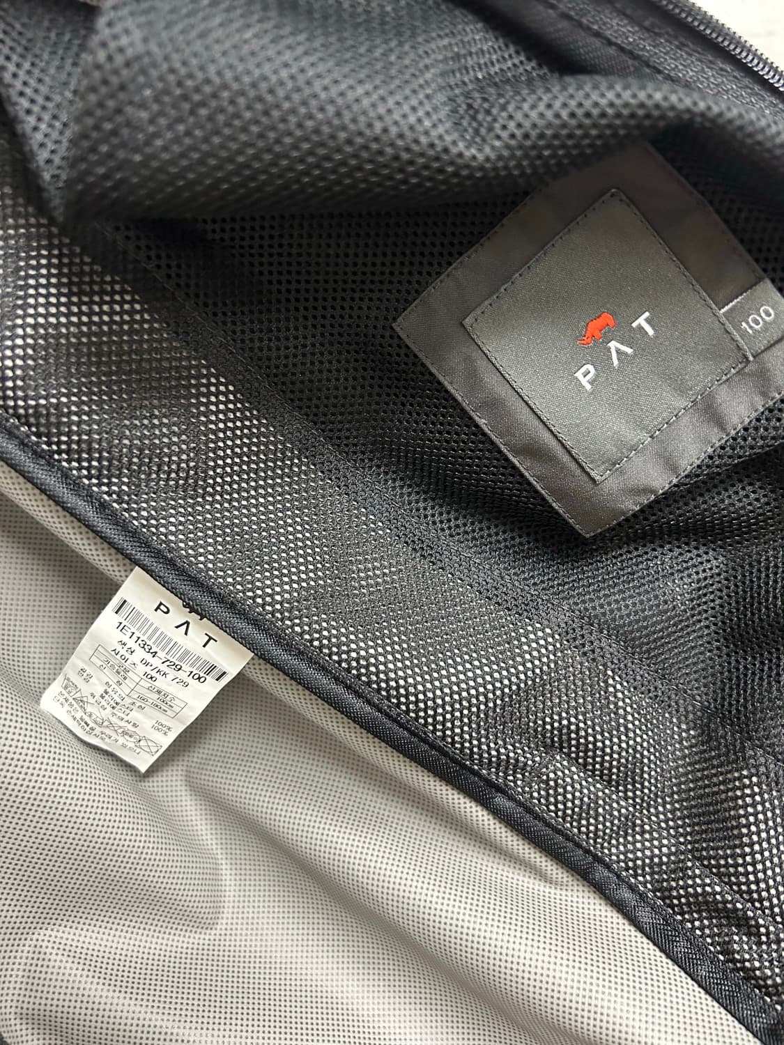 PAT 어반 액티브 테크니컬 컬렉션 바람막이 자켓 100 상품이미지10