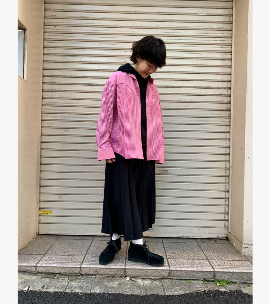 BEAMS BOY - CHINA COLLAR WESTERN SHIRT 상품이미지3