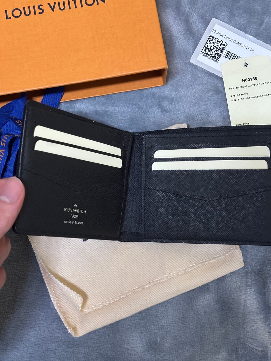 [새상품급] 루이비통 슬렌더 월렛 모노그램 이클립스 반지갑 상품이미지2