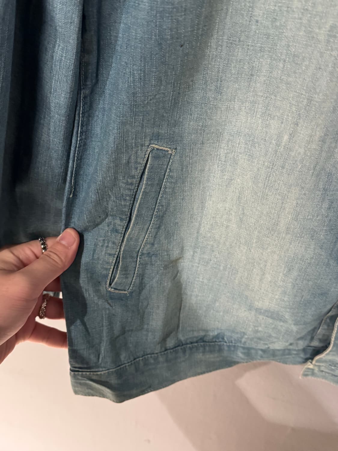 Barassi 바라시 워싱 스탠드카라 데님자켓 상품이미지7