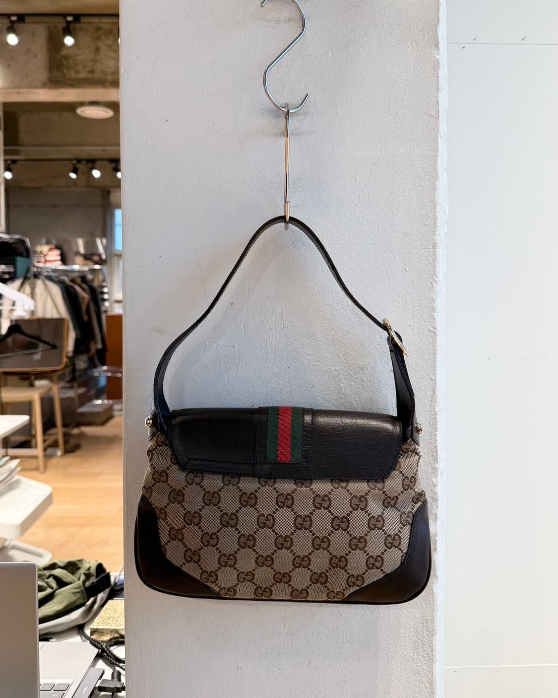 구찌 브라운 GG 재키 숄더백  상품이미지5