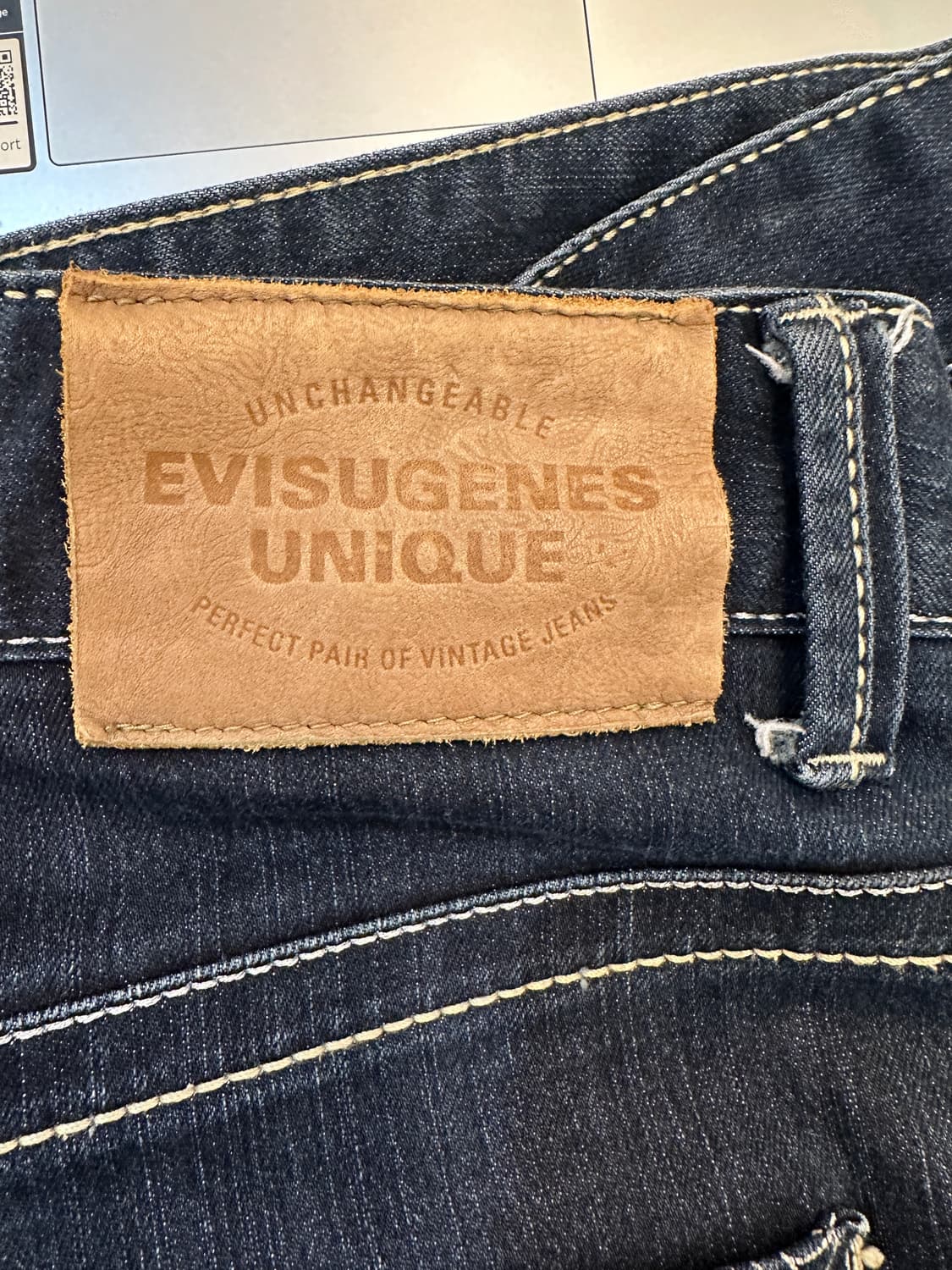 34) 에비수 진스 진청 데님 팬츠 상품이미지4