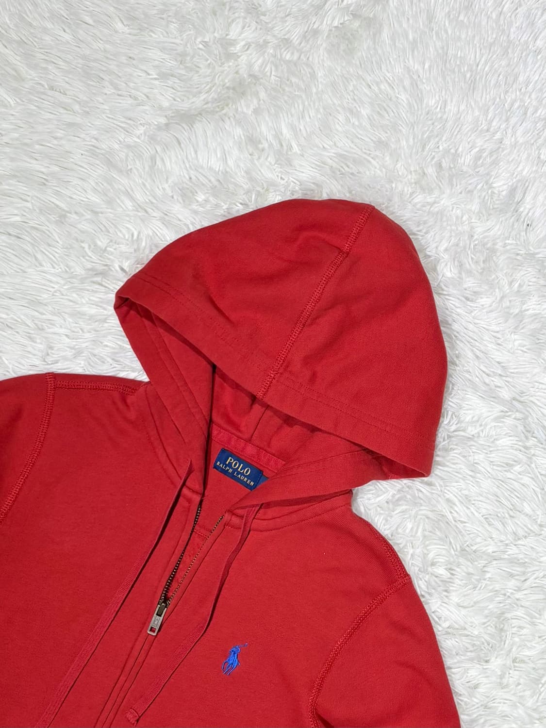 폴로랄프로렌 레드 포니 후드집업 상품이미지4