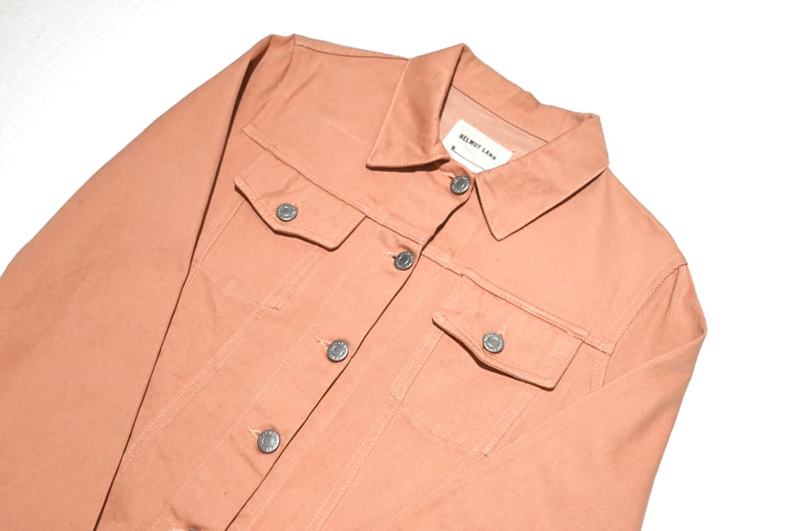 Helmut lang 2000s silk denim jacket 상품이미지2